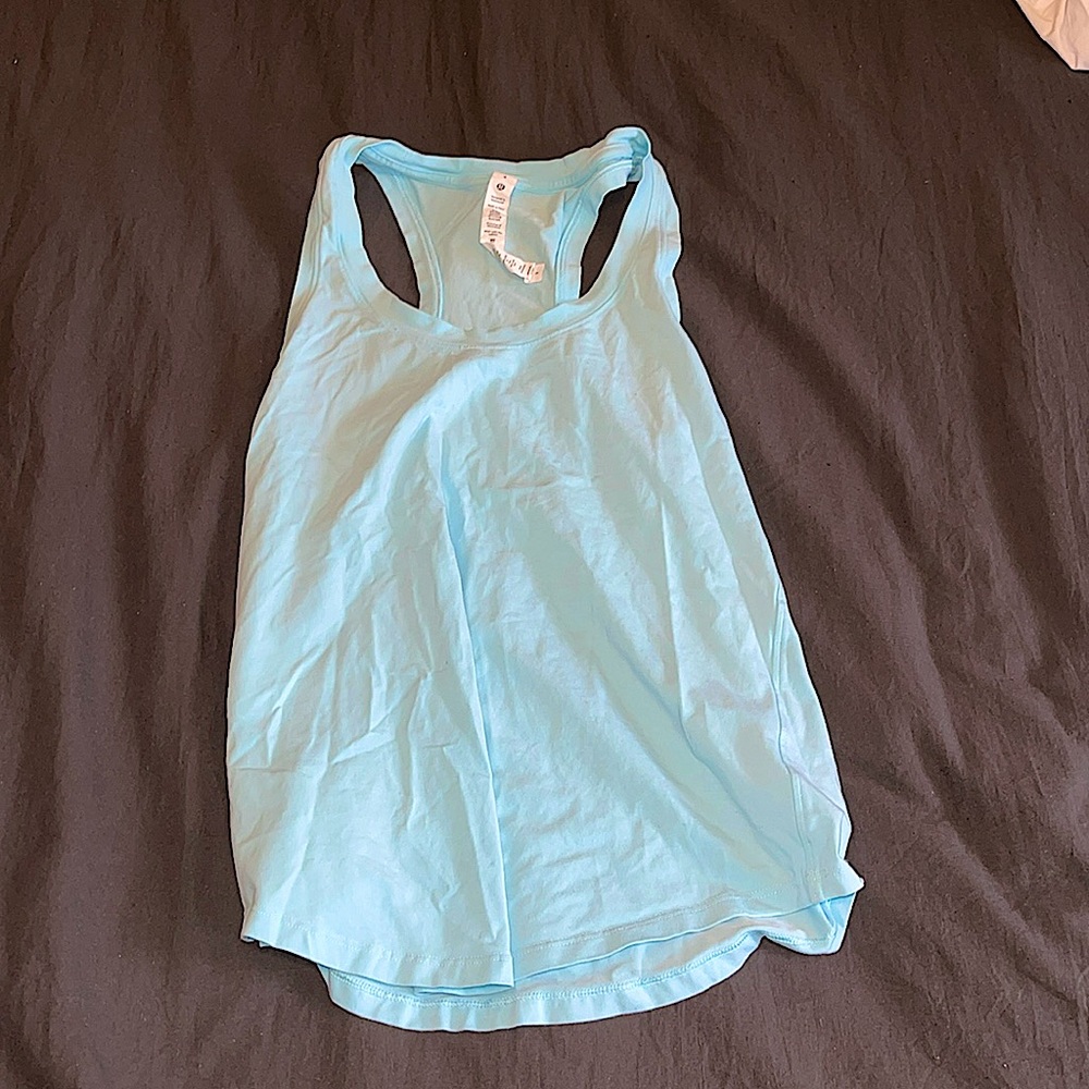 Lululemon - Love tank top - size 4 - no longer sold shade of bright blue